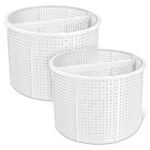 SPX1082CA Skimmer Basket Replacement for Hayward Swimming Pool Skimmer, Filter Basket Assembly with Handle Compatible with Aladdin B-152 Hayward SPX1082CA SP1082C Select Automatic Skimmers, 2 Pack