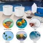 SPX1082CA Skimmer Basket Replacement for Hayward Swimming Pool Skimmer, Filter Basket Assembly with Handle Compatible with Aladdin B-152 Hayward SPX1082CA SP1082C Select Automatic Skimmers, 2 Pack - Image 5